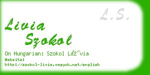 livia szokol business card